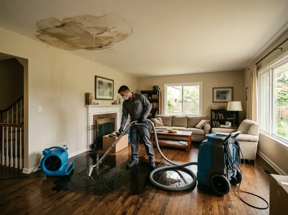 attic-pipe-burst-ceiling-drip-008 — frequently asked questions, Water Damage Restoration & Carpet Care in Neosho, MO